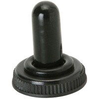 Rubber Toggle Switch Boot with Retention Washer - M12 Threads